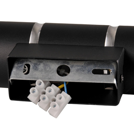 Nástěnné svítidlo Venkovní fasádní svítidlo 2 x GU10 Black Silver BAMBOO Sanico Goldlux