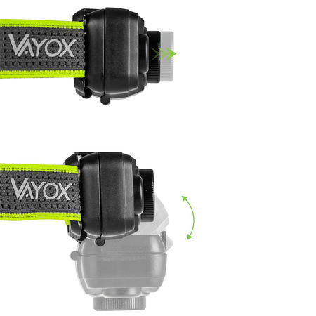 Dobíjecí čelovka 800LM CREE + SMD PRO SERIES VA0196 VAYOX