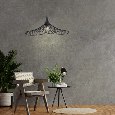 Stropní závěsné svítidlo E27 černé Arielle Sanico Goldlux