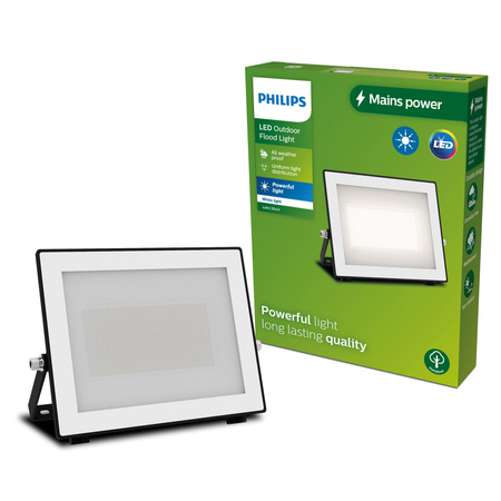 Reflektor LED 50W 5400lm 3000K IP65 Black Lois Philips