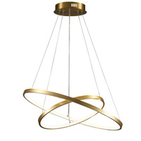 Závěsná LED lampa 35W 4600lm 4000K neutrální 120° zlatá LEA Sanico Goldlux