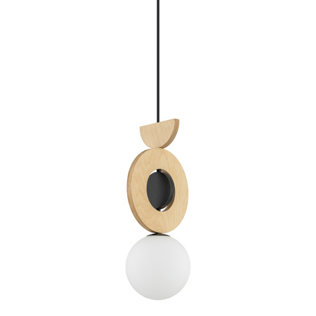 Závěsné stropní svítidlo G9 Black Wood Scandinavian DROPS WOOD B 11174 Nowodvorski