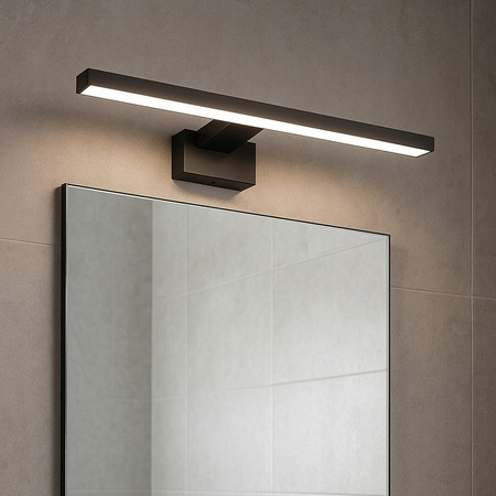 BESTA LED SVÍTIDLO DO KOUPELNY 15W 4000K 60CM IP44 ČERNÁ