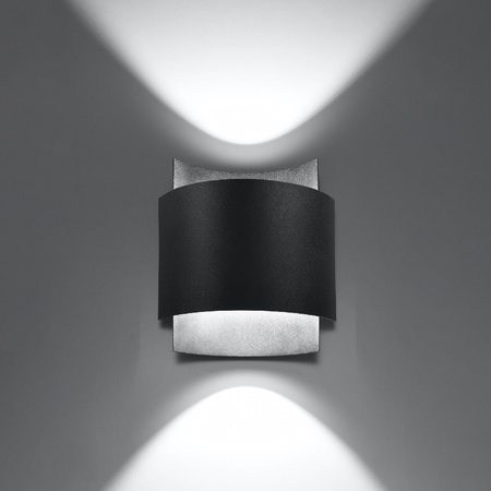 Nástěnné svítidlo IMPACT G9 Up-Down Modern Black SOLLUX