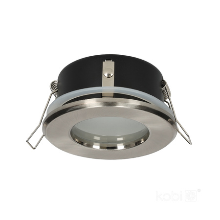 Halogenové zapuštěné bodové svítidlo GU10 Chrome Round Kobi pro zápustnou montáž