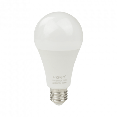 LED žárovka A70 E27 18W 1620lm 3000K Warm Ecolight