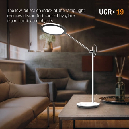 Stolní LED lampa VIDEX. stmívatelná 20W 4100K bílá