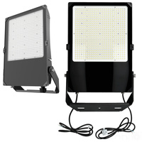 Venkovní LED reflektory Zahrada 500W 77500lm 4000K Neutrální Stmívatelné 60° IP66 IK08 Černá US Kobi