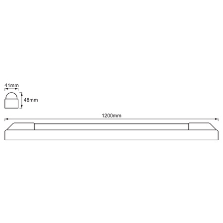 LED lampa Lineární svítidlo 25W 2600lm 3000K Teplá bílá 120cm POWER BATTEN LEDVANCE