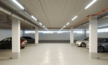 LED 36W 3600lm 4000K Neutrální 110° IP65 Obdélníkové svítidlo pro povrchovou montáž Šedá DICHT Kanlux