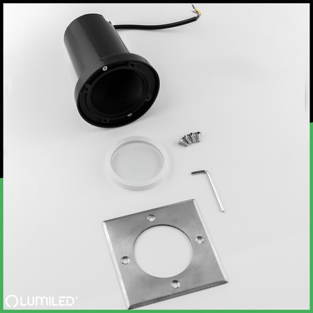 Venkovní osvětlení GU10, IP65 IK09 Čtvercová CATIO 2 LUMILED