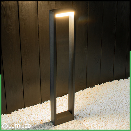 Venkovní zahradní lampa 10W, LED sloupek 80cm HOSTA LUMILED