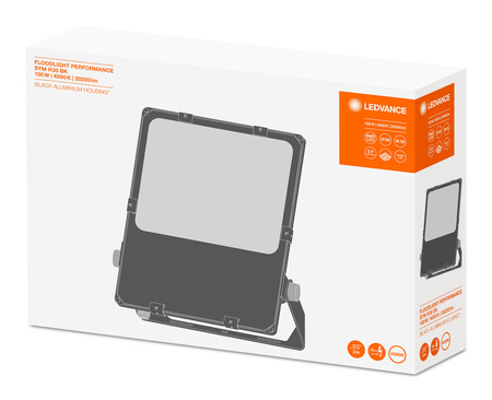 LED reflektor Venkovní reflektor 150W 20200lm 4000K IP66 Černý reflektor Ledvance
