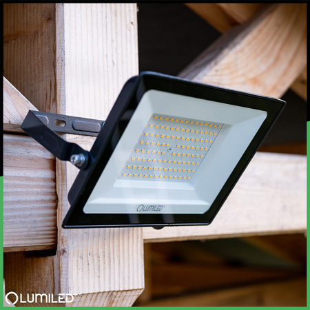 LED Reflektor 100W, 9000lm 6500K IP65 Černá ZUNA2 LUMILED