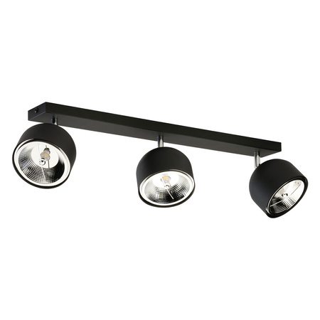 ALTEA BLACK Bodový reflektor černo-stříbrný Moderní stropní svítidlo 3xES111 GU10 3421 TK Lighting