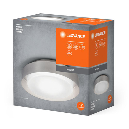 Stropní svítidlo Plafond E27 Nickel 29cm Orbis Ledvance