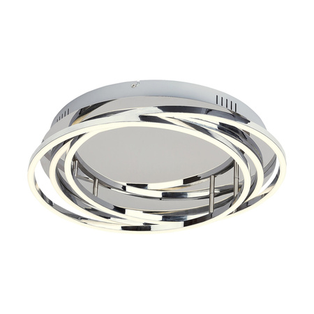 LED stropní svítidlo pro povrchovou montáž 40W 3200lm 4000K stmívatelné chromové moderní Selena Rabalux