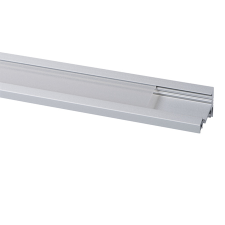 Hliníkový rohový profil pro povrchovou montáž LED pásku Eloxovaný 1m PROFILO Kanlux 10ks.