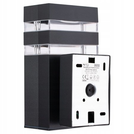 Fasádní nástěnné svítidlo INEZ Dark Grey GU10 ALUMINIUM IP54