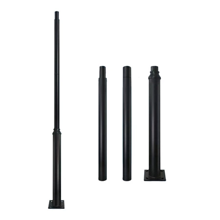 Osvětlovací stožár Skládací stožár pro pouliční lampy lucerny 3m fi60 REVISIONARY