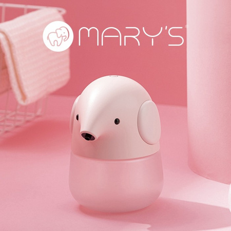 Bezdotykový dávkovač dětského mýdla růžový USB dobíjecí 1200mAh MARY'S SLONK