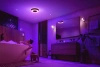 Plafond LED Xamento Povrchové stropní svítidlo do koupelny černé 33,5W 38cm IP44 CCT RGB PHILIPS HUE Bluetooth