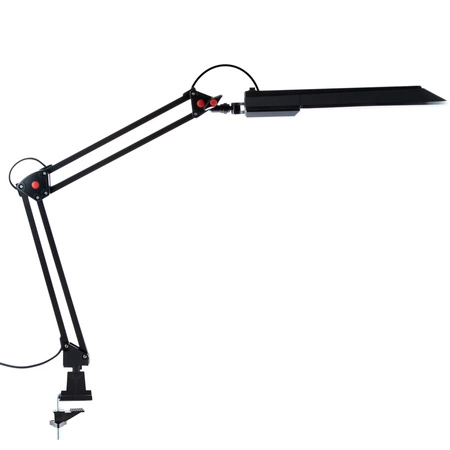 Stolní lampa LED na kreslení 7W 480lm 4500K 120° černá s držákem