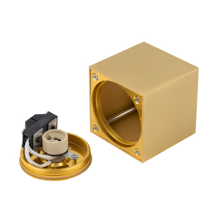 Povrchová montáž GU10 SPOT TUBA Gold Vodotěsný IP44 PARANA 10720 Nowodvorski