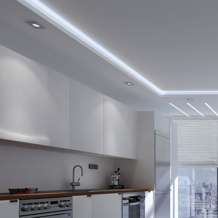 LED pásek 12V 10W 300LED 2835 Studený 8mm 5m