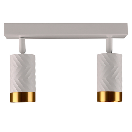 LED stropní/stěnové svítidlo 2 x GU10 ARRAS White GOLDLUX (Polux)