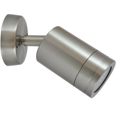 Zahradní nástěnné svítidlo LED GU10 OLIMP pohyblivé stříbrné elevační svítidlo - GOLDLUX (Polux)