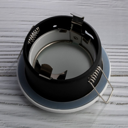 Halogenové Hermetické Koupelnové svítidlo IP44, Bílá AQUS + LED GU10 36° 6W 3000K LUMILED