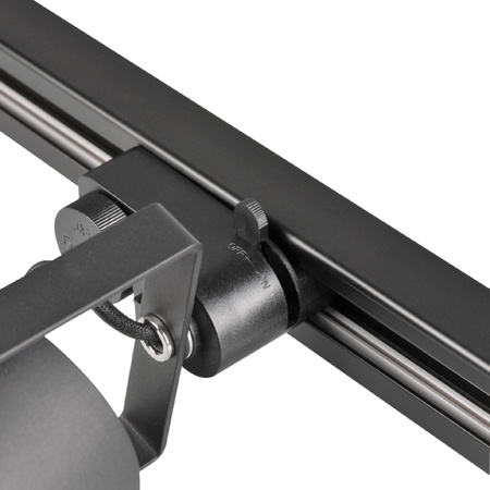 Osvětlovací přípojnice 1 fáze 1m černá Sanico Goldlux