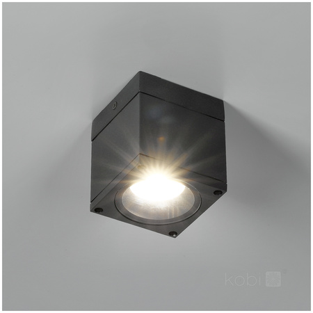 Venkovní bodové světlo GU10 černé IP54 Querk Kobi