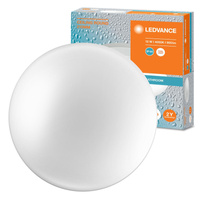 Stropní LED plafón s povrchovou montáží 12W 900lm 4000lm neutrální IP44 bílý stropní Ledvance