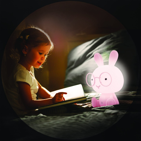 Dekorativní LED svítidlo 2,5 W 59 lm růžové stmívatelné Sanico Rabbit Goldlux