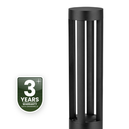 Venkovní zahradní lampa 12W, LED sloupek 60cm 4000K QUERO LUMILED