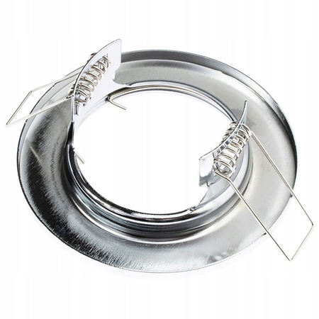 Halogenová Podhledové svítidlo GU10, MR16 Stálá Kulatá Chrom Plech ARDALI LUMILED