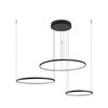 LED závěsné stropní svítidlo 45W 1800lm 4000K neutrální černá moderní CIRCOLO LED 10867 Nowodvorski