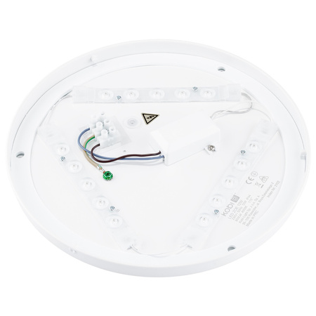 Stropní LED svítidlo pro koupelnu 24W 4000K IP44 ZOE White 35cm