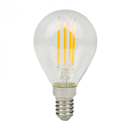 LED žárovka kapka P45 E14 6W 720lm 2700K teplá bílá FILAMENT Ecolight