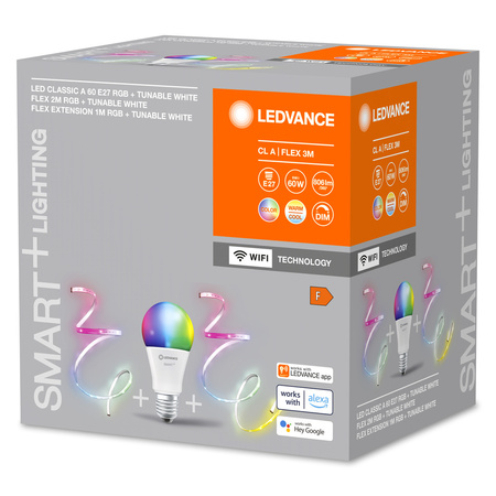 Sada žárovka + pásek LED 8,5W 550lm 110° RGB CCT Stmívatelný SMART+ WiFi Smart Bundle Ledvance