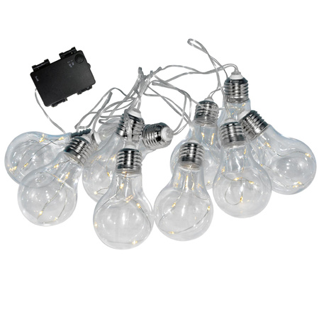 Bateriová LED zahradní girlanda 2.1M. napájená 2 x AA bateriemi SMOLDER GOLDLUX (Polux)