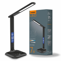 RIO LED VIDEX stolní lampa stmívatelná 5W 3000K - 5500K CCT Touch BLACK
