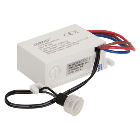 Soumrakový senzor s externí sondou 2000W IP54 Mini bílý ORNO