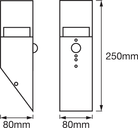 Nástěnné svítidlo 5W 3000K MOVEMENT SENSOR Endura Style CRYSTAL LEDVANCE