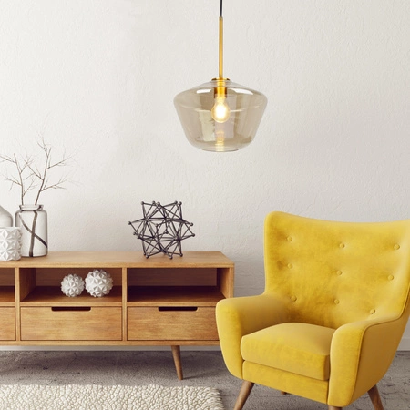 Stropní závěsné svítidlo E27 Gold Grea-m Sanico Goldlux