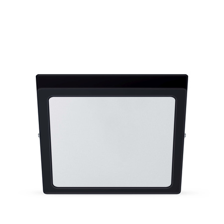 Plafond Panelová LED přisazená stropní lampa MAGNEOS 12W 2700K 21cm Černá Downlight Square PHILIPS