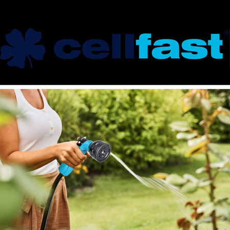 CELLFAST 7-funkční nastavitelný pistolový zavlažovač pro zahradní hadici BASIC