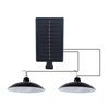 Venkovní zahradní lampa LED 0,5W 180lm 6000K studená černá IP44 Sway Kobi